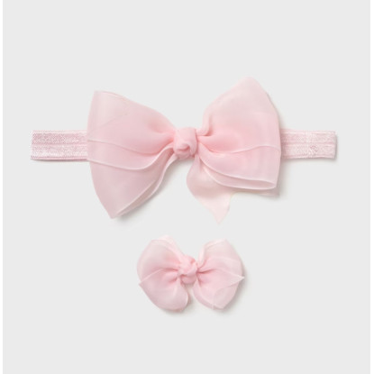 Set Cinta Pelo + Pinza Rosa