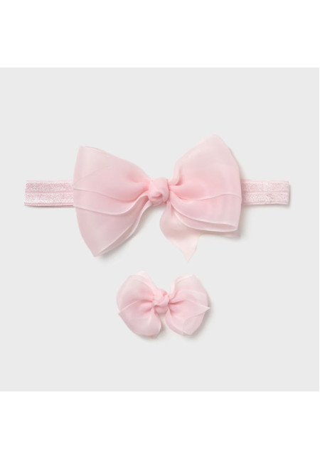 Set Cinta Pelo + Pinza Rosa