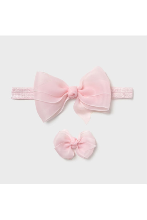 Set Cinta Pelo + Pinza Rosa