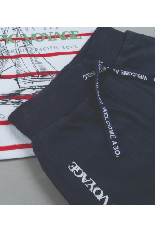 Conjunto 2p Barco Rayas 