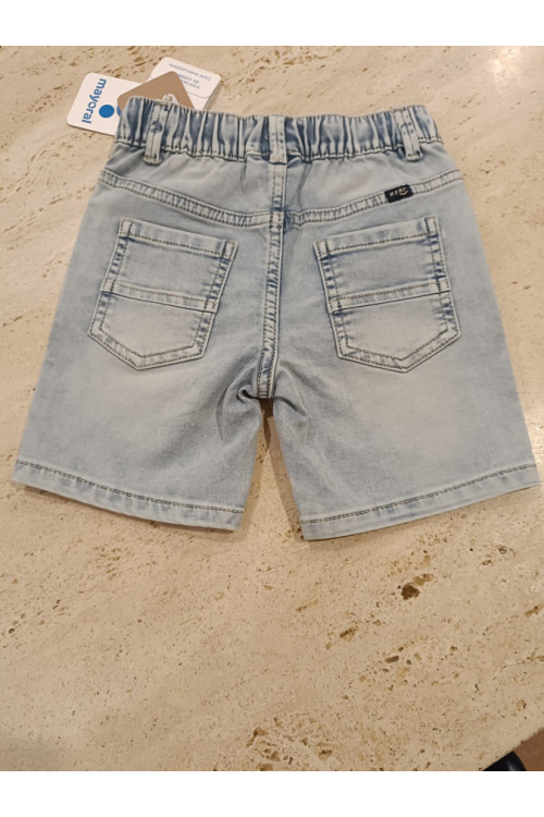 Pantalón Vaquero Corto Azul Claro
