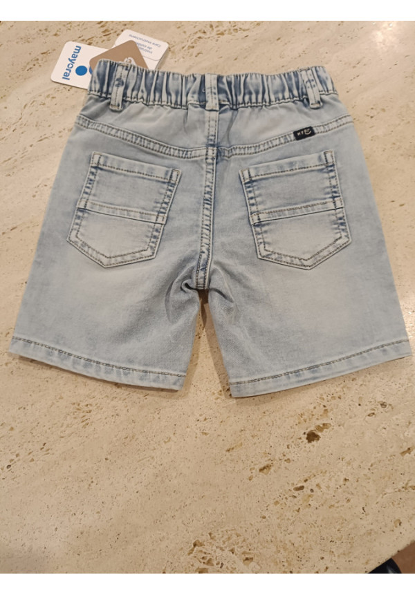 Pantalón Vaquero Corto Azul Claro