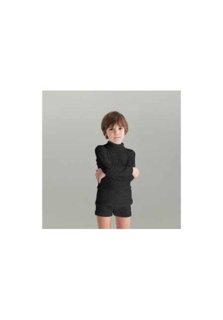 Camiseta Interior Negro Semicisne