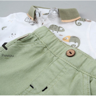 Conjunto 2p Camaleón Caqui