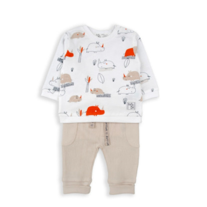 Conjunto 2p Beige/Estampado