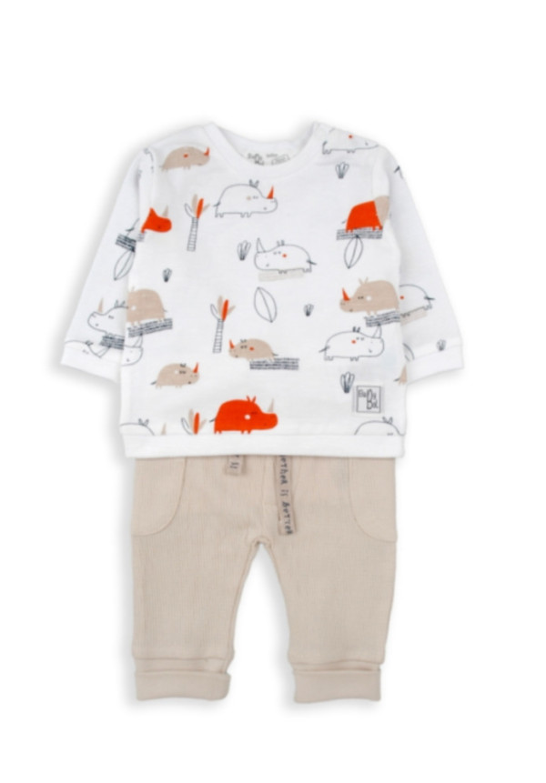 Conjunto 2p Beige/Estampado