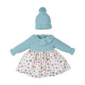 Vestido Pajaros+gorro