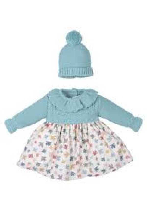 Vestido Pajaros+gorro