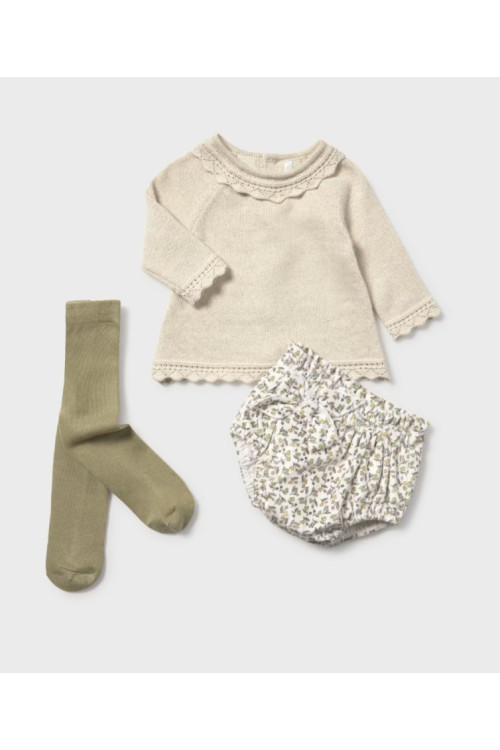Conjunto Short 3p Aceituna