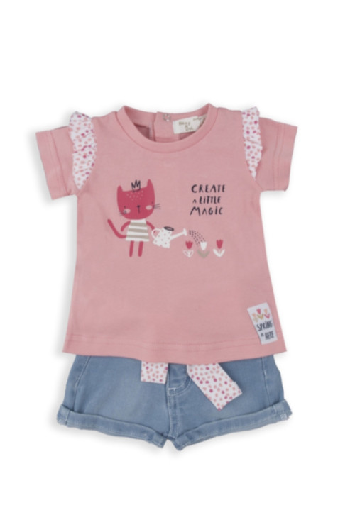 Conjunto 2p Spring Rosa