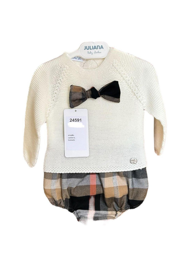 Conjunto 2p crudo/cuadros