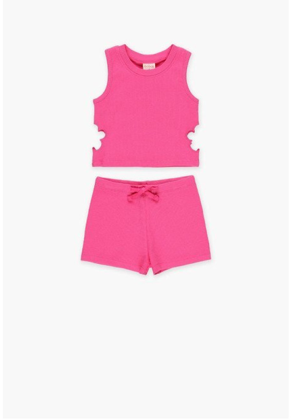 Conjunto 2p Canalé Fucsia
