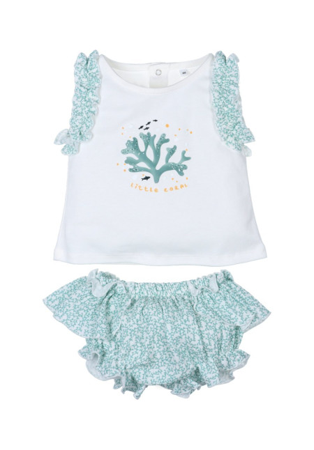 Conjunto 2p Little Coral