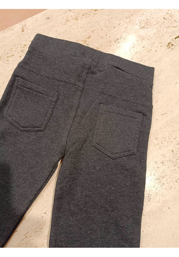 Leggins Felpa Gris Oscuro