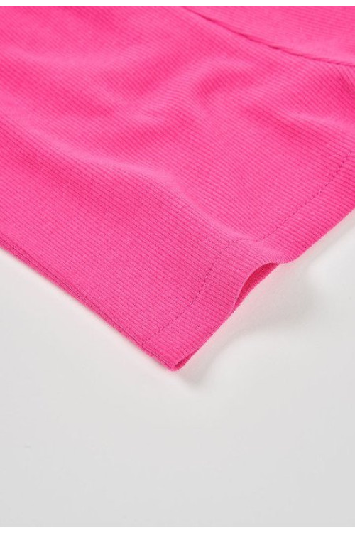 Short Canalé Fucsia