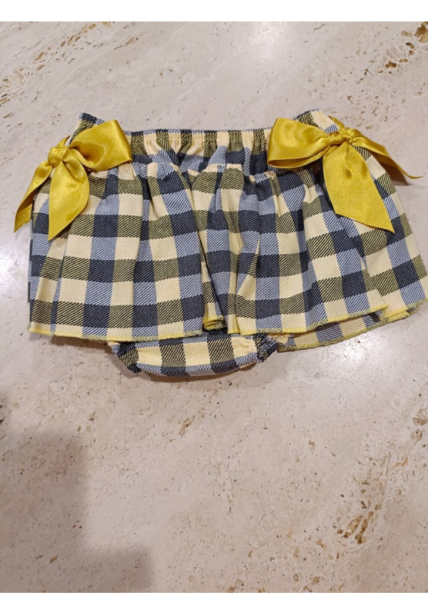 Conjunto 2p Falda Cuadros