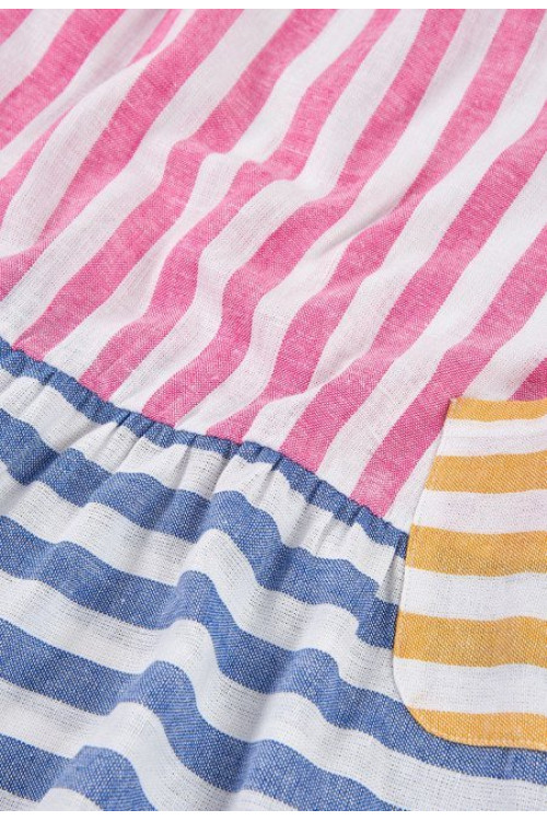 Vestido Lino Listado