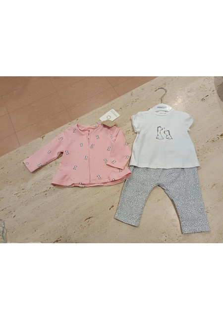 Conjunto 3p zebra