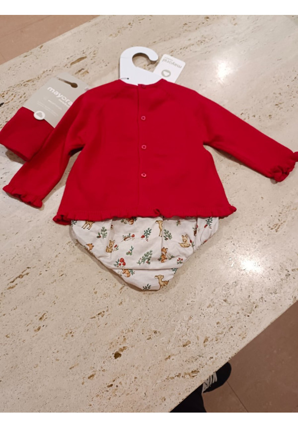 Conjunto 3p Rojo Animals