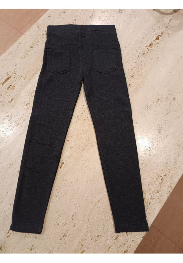 Leggins Felpa Gris Oscuro