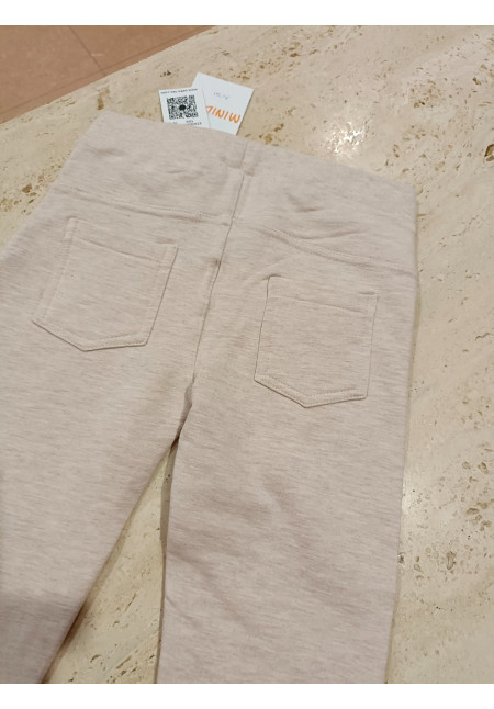 Leggins Felpa Beige