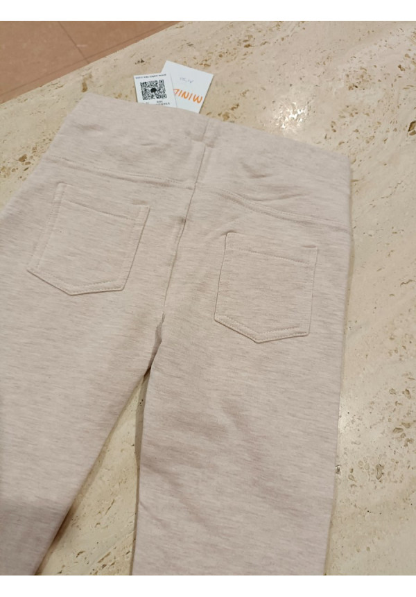Leggins Felpa Beige