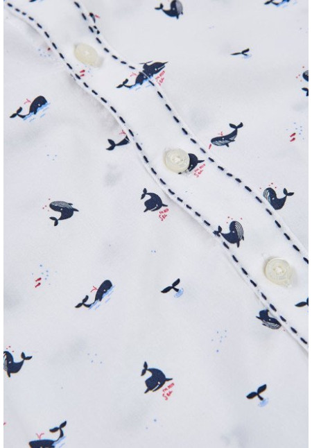 Camisa Popelín Estampada