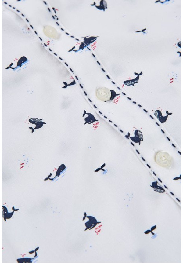 Camisa Popelín Estampada