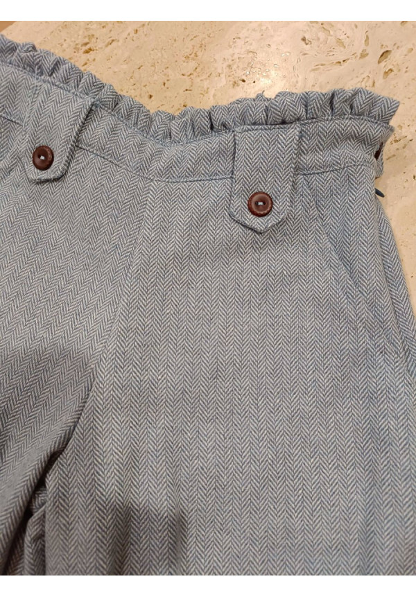 Pantalón Azul Ancho