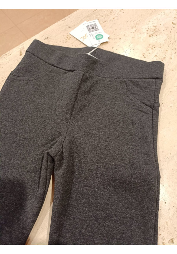 Leggins Felpa Gris Oscuro