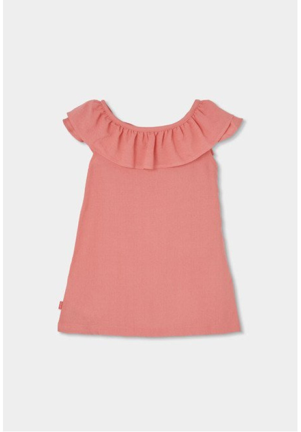 Vestido Tela Coral