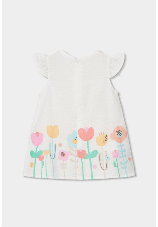 Vestido + Braga Flores