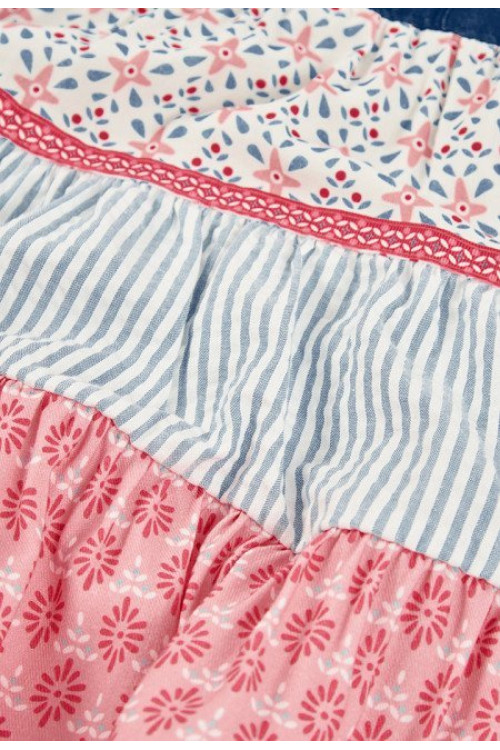 Vestido Combinado Vaquero