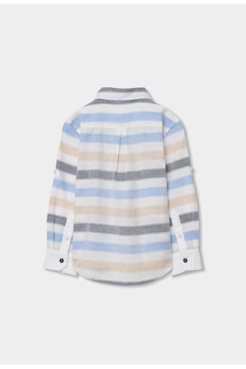 Camisa M/L Lino Listada