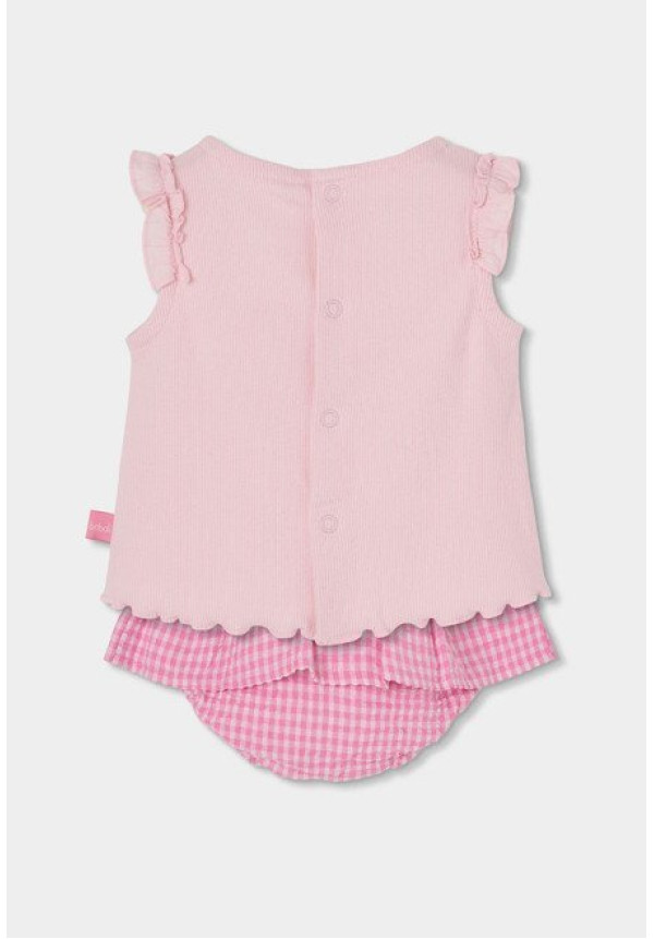 Conjunto 2p Falda Cuadros