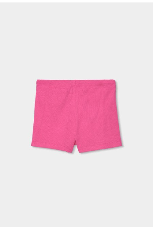 Short Canalé Fucsia
