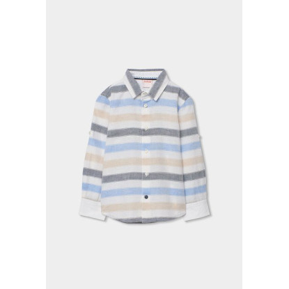 Camisa M/L Lino Listada