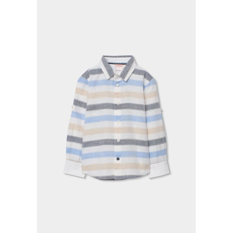 Camisa M/L Lino Listada