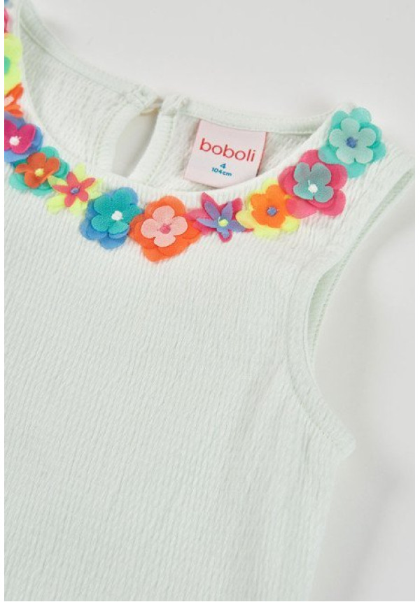 Conjunto 2p Flores Colores