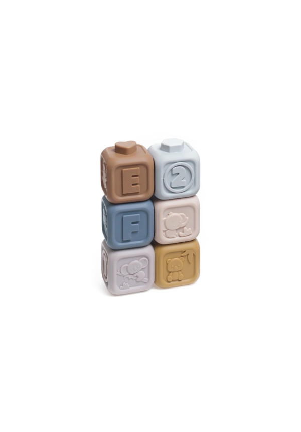 Juguete Didáctico Silicona Cubos