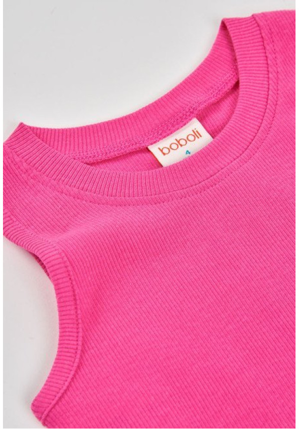 Conjunto 2p Canalé Fucsia