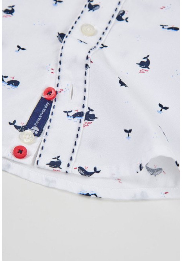 Camisa Popelín Estampada