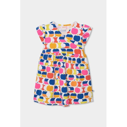 Vestido Punto Elástico Manzanas Vestido Punto Elástico Manzanas