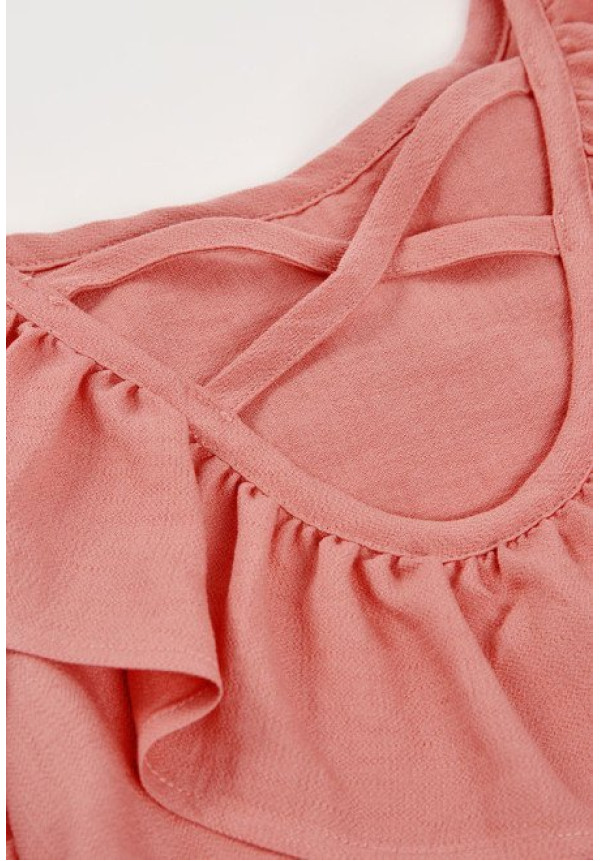 Vestido Tela Coral