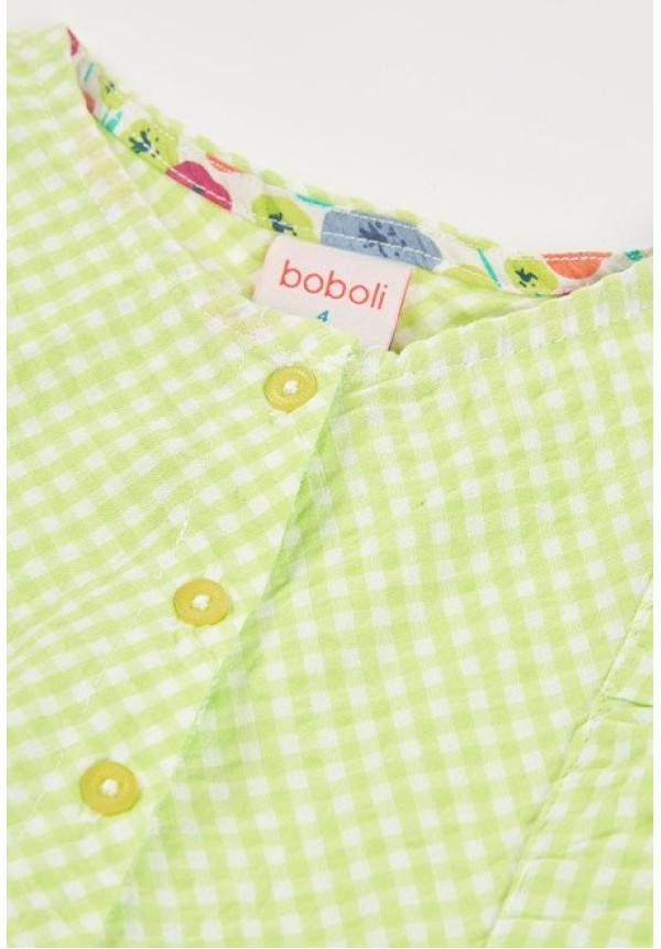 Vestido Popelín Cuadros