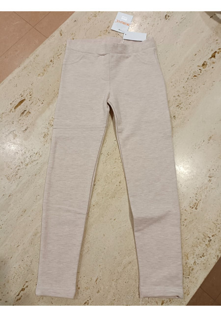 Leggins Felpa Beige