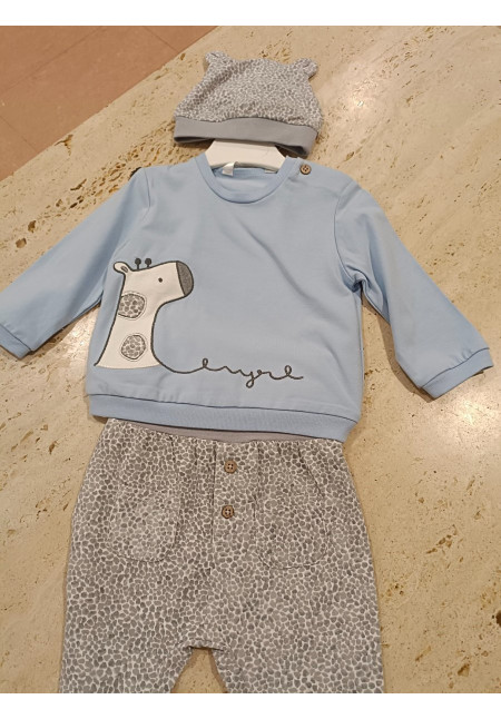 Conjunto Polaina 3p Light Blue 