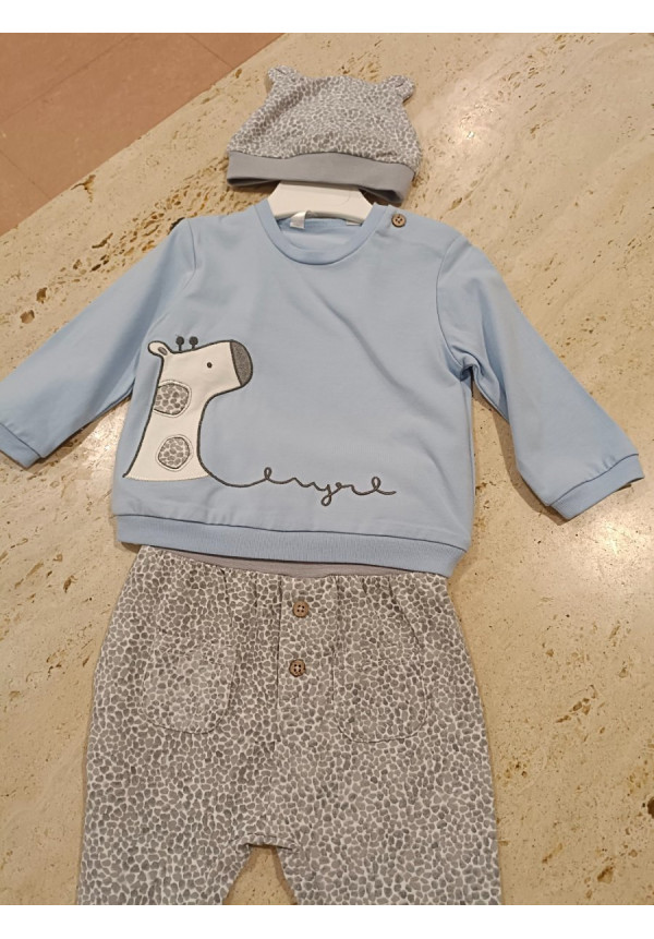Conjunto Polaina 3p Light Blue 