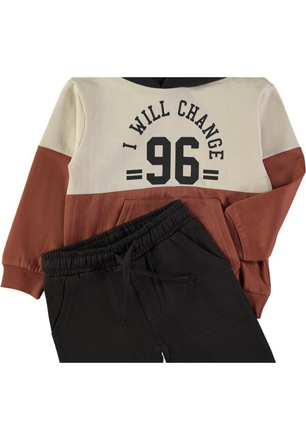 Conjunto Afelpado 2p Plomo