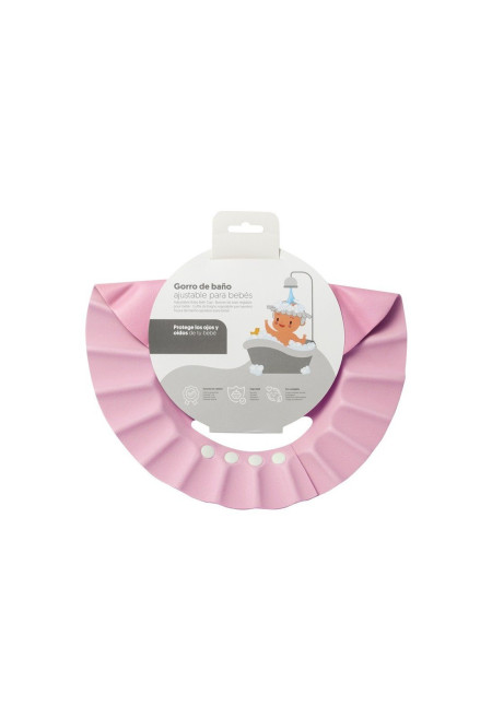 Capa Baño + Gorro Rosa